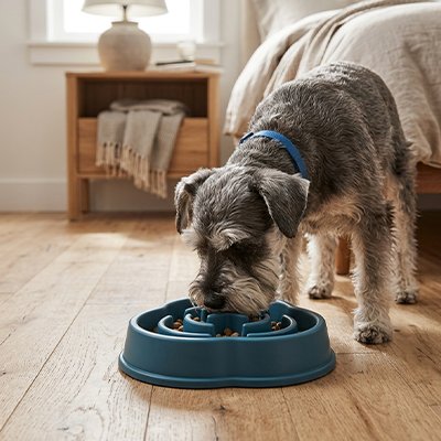 Gamelle anti glouton chien